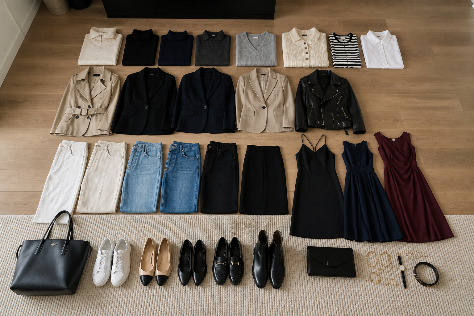 Basis capsule garderobe evenementen